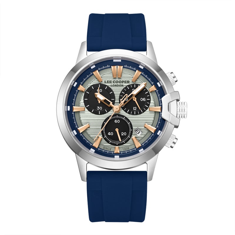 Lee Cooper ساعة متعددة الوظائف من السيليكون للرجال LC08267.369 - 28 مم - Image 1